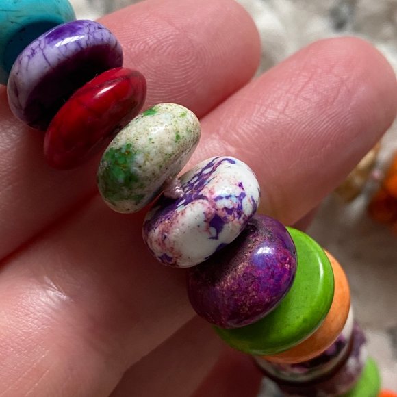 Artisan Crafted ART Long Statement Necklace NEW 24 - Picture 5 of 8